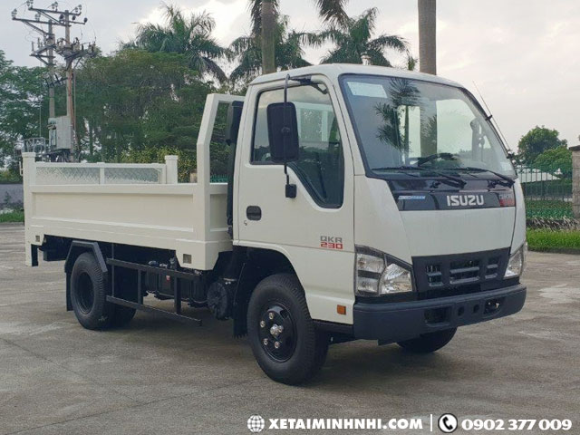 Xe tải Isuzu QKR230 1T5 thùng lửng bửng nâng giá rẻ - Xe tải Minh Nhi