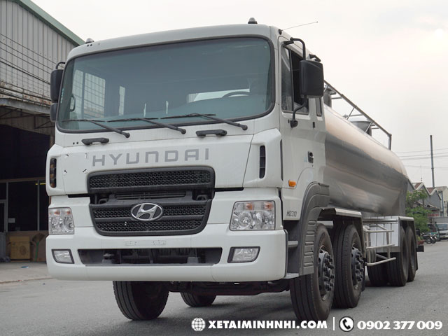 Xe bồn chở sữa Hyundai HD310 17 khối