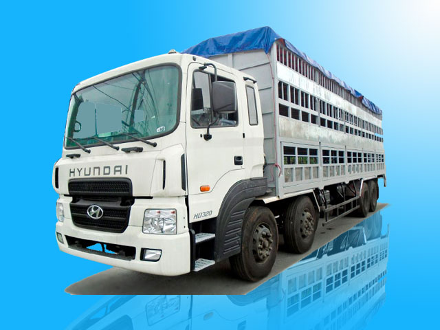 Xe tải Hyundai HD320 15 tấn 4 chân chở gia súc