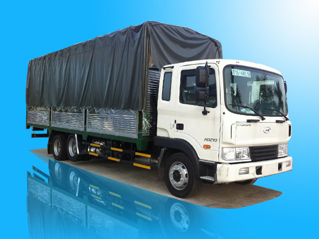 Xe tải Hyundai HD210 13T5 thùng bạt bửng nâng