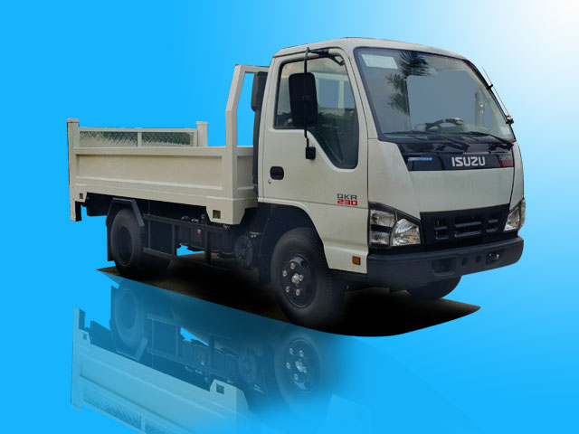 Xe tải Isuzu 1T5 thùng lửng bửng nâng - QKR77FE4