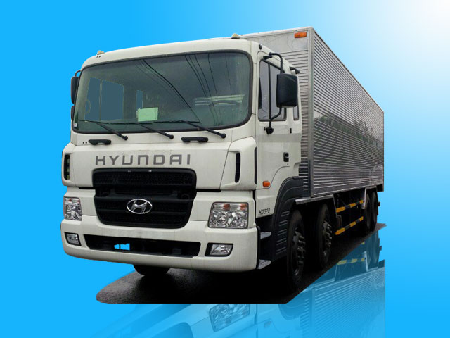 Xe tải Hyundai HD320 4 chân 17T5 thùng kín