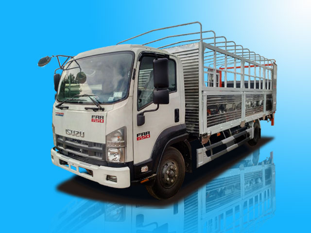 Xe tải Isuzu 6 tấn thùng bạt bửng nâng - FRR90NE4